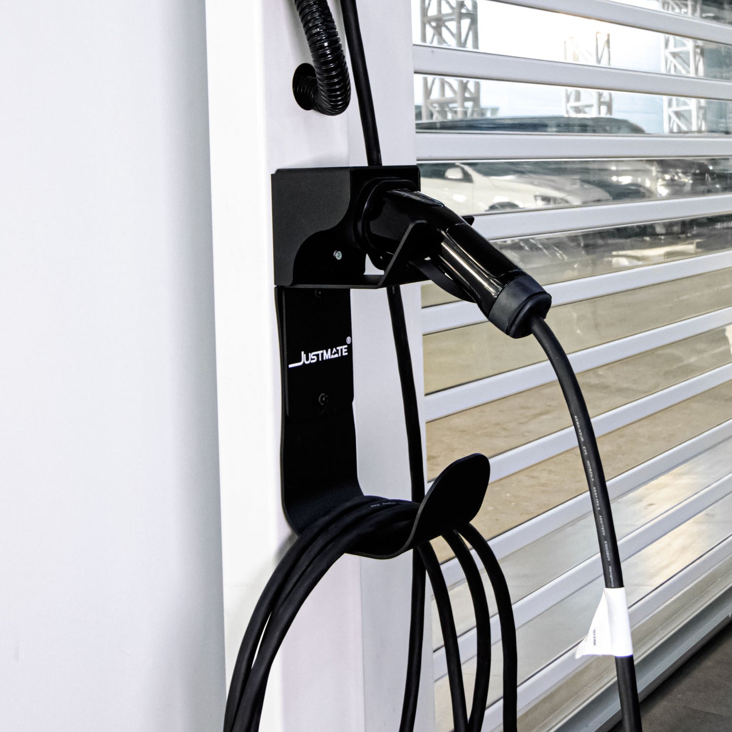 ที่แขวนสายชาร์จ EV CHARGER HOLDER อุปกรณ์จัดเก็บสายชาร์จ EV / PHEV
