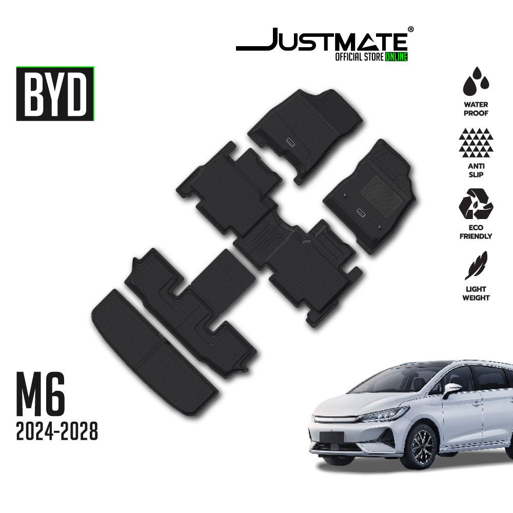 พรมปูพื้นรถยนต์ Justmate BYD M6 01