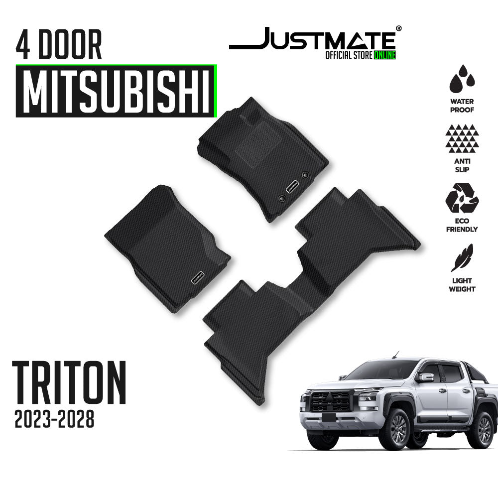 พรมปูพื้นรถยนต์ Justmate Mitsubishi NEW-GEN TRITON 4D 01