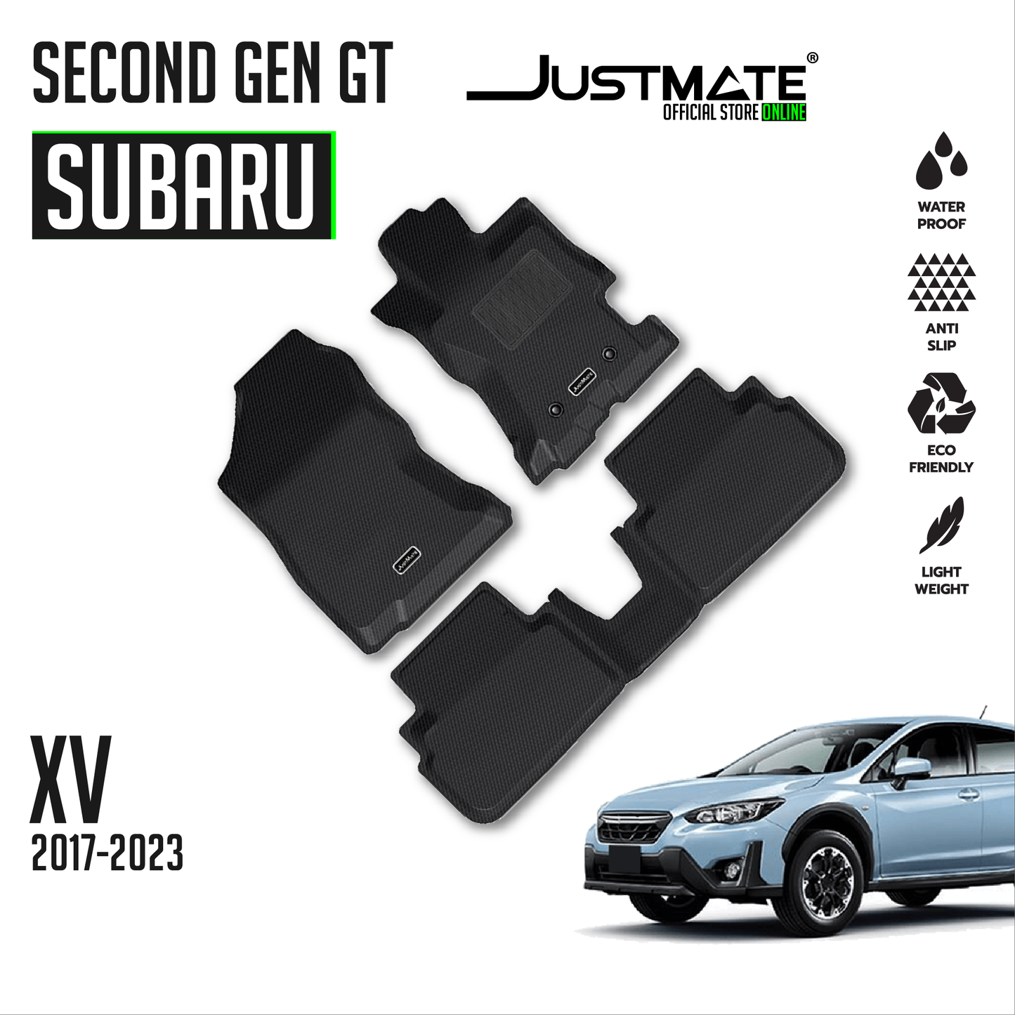 พรมปูพื้นรถยนต์ Justmate SUBARU XV 01