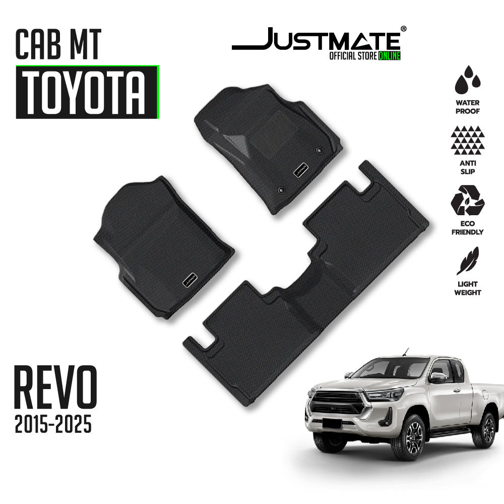 พรมปูพื้นรถยนต์ Justmate TOYOTA REVO CAB MT 01