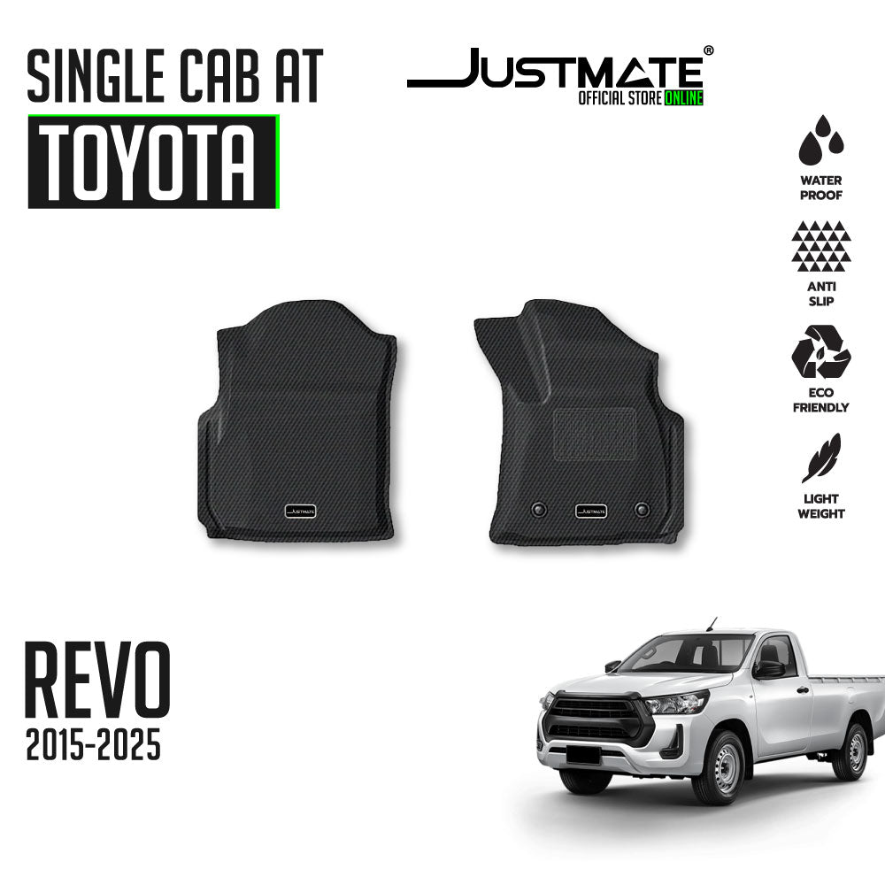 พรมปูพื้นรถยนต์ Justmate TOYOTA REVO SINGLE CAB AT 01