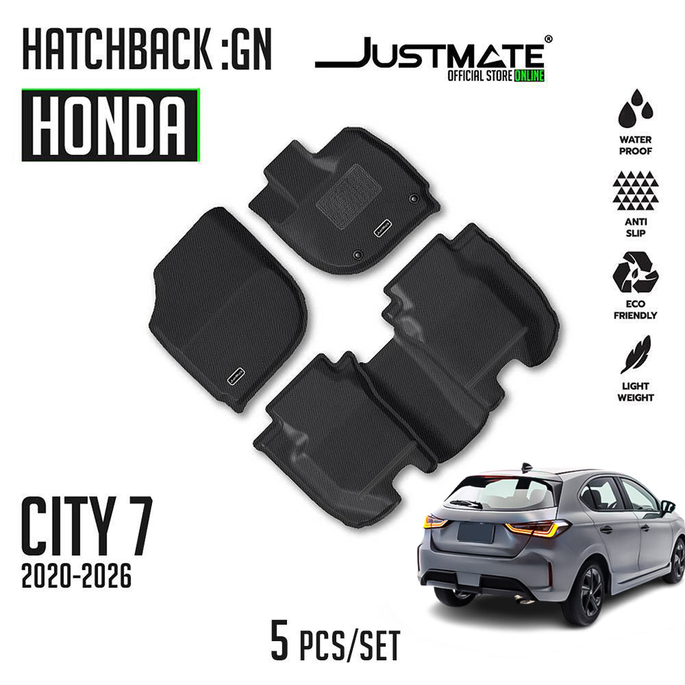 พรมปูพื้นรถยนต์ HONDA CITY 7 :GN HATBACK [ YEARS. 2020 - 2026 ] 5 ประตู
