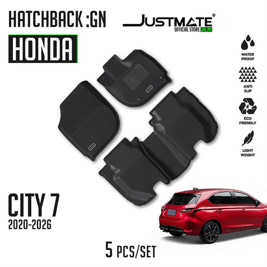 พรมปูพื้นรถยนต์ HONDA CITY 7 :GN HATBACK [ YEARS. 2020 - 2026 ] 5 ประตู