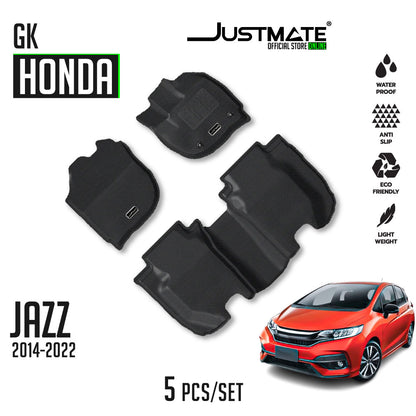 พรมปูพื้นรถยนต์ HONDA - JAZZ GK [ YEARS. 2014 - 2022 ]
