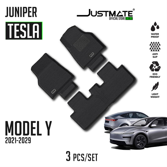 พรมปูพื้นรถยนต์ TESLA MODEL Y [ YEARS. 2021 - 2029 ]