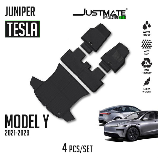 พรมปูพื้นรถยนต์ TESLA MODEL Y [ YEARS. 2021 - 2029 ] FULLSET