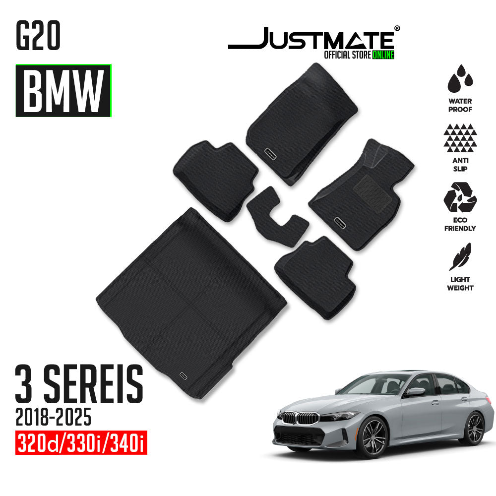 พรมปูพื้นรถยนต์ BMW 3 SERIES G20 [ YEARS. 2018 - 2025 ] FULLSET 320d/330e/330i/340i