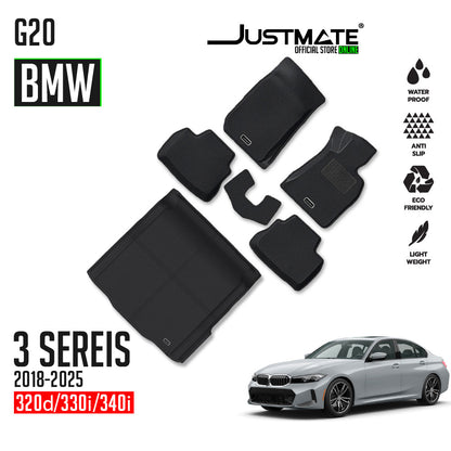 พรมปูพื้นรถยนต์ BMW 3 SERIES G20 [ YEARS. 2018 - 2025 ] FULLSET 320d/330e/330i/340i