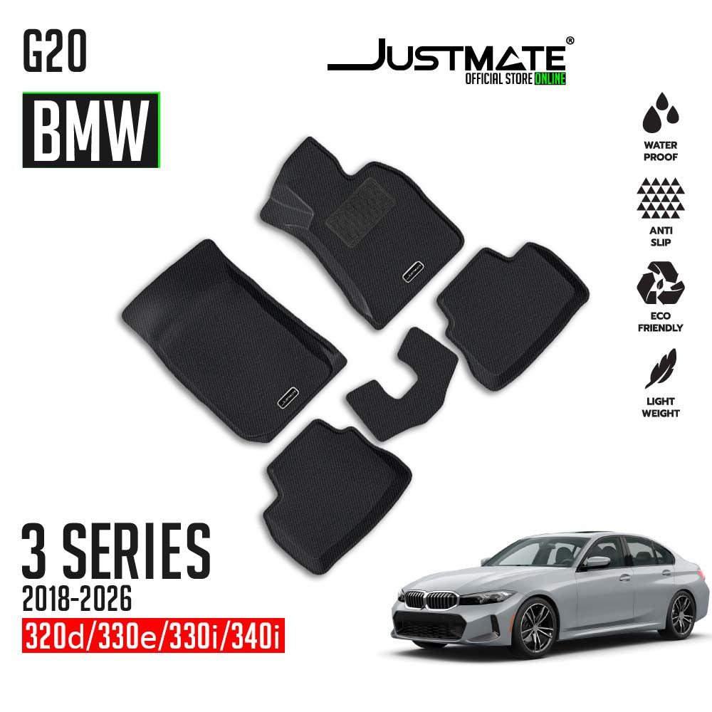 พรมปูพื้นรถยนต์ BMW 3 SERIES G20 [ YEARS. 2018 - 2026 ] 320d/330e/330i/340i