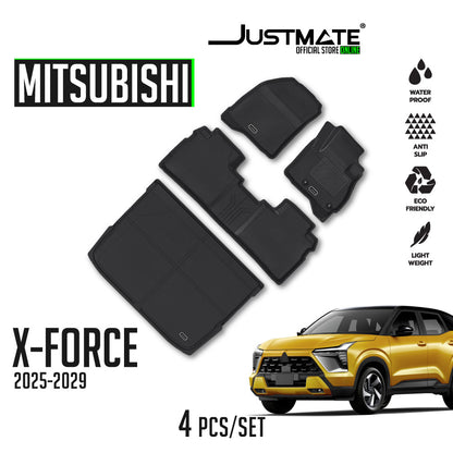 พรมปูพื้นรถยนต์ MITSUBISHI X-FORCE [2025-2029] FULLSET