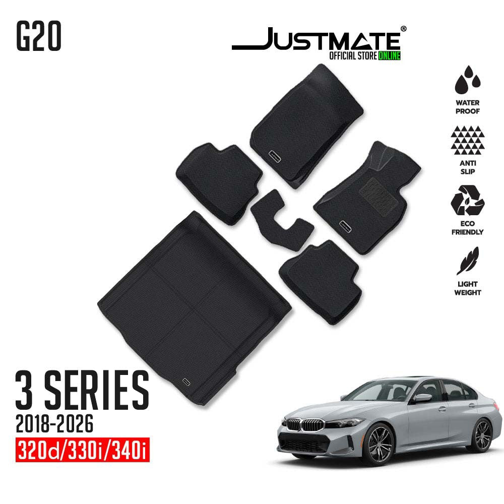 พรมปูพื้นรถยนต์ BMW 3 SERIES G20 [ YEARS. 2018 - 2026 ] FULLSET 320d/330e/330i/340i