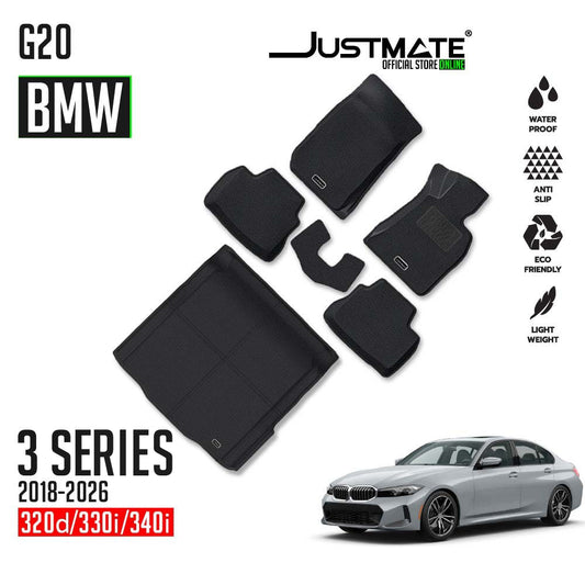 พรมปูพื้นรถยนต์ BMW 3 SERIES G20 [ YEARS. 2018 - 2026 ] FULLSET 320d/330e/330i/340i