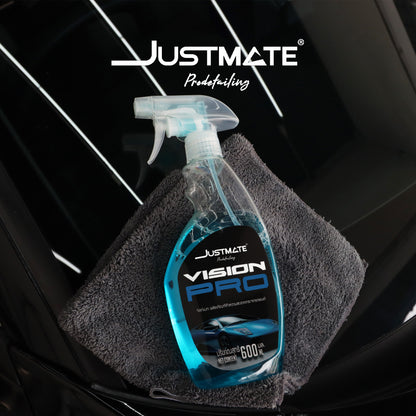 [JUSTMATE PRO DETAILING] ผลิตภัณฑ์ทำความสะอาดกระจกรถยนต์ น้ำยาเช็ดกระจกรถยนต์ VISION PRO