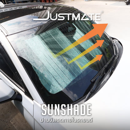 [JUSTMATE] ม่านบังแดดภายในรถยนต์ ม่านบังแดดหน้ารถ ม่านบังแดดด้านข้าง ป้องกัน UV ใช้ได้กับทุกรุ่น SUNSHADE