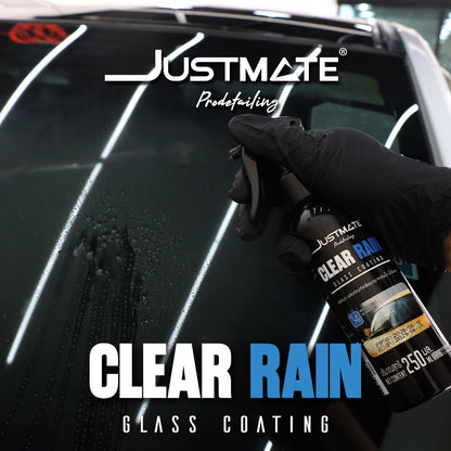 [JUSTMATE PRO DETAILING] ผลิตภัณฑ์เคลือบกระจกกันน้ำ ไม่เกาะ CLEAR RAIN GLASS COATING