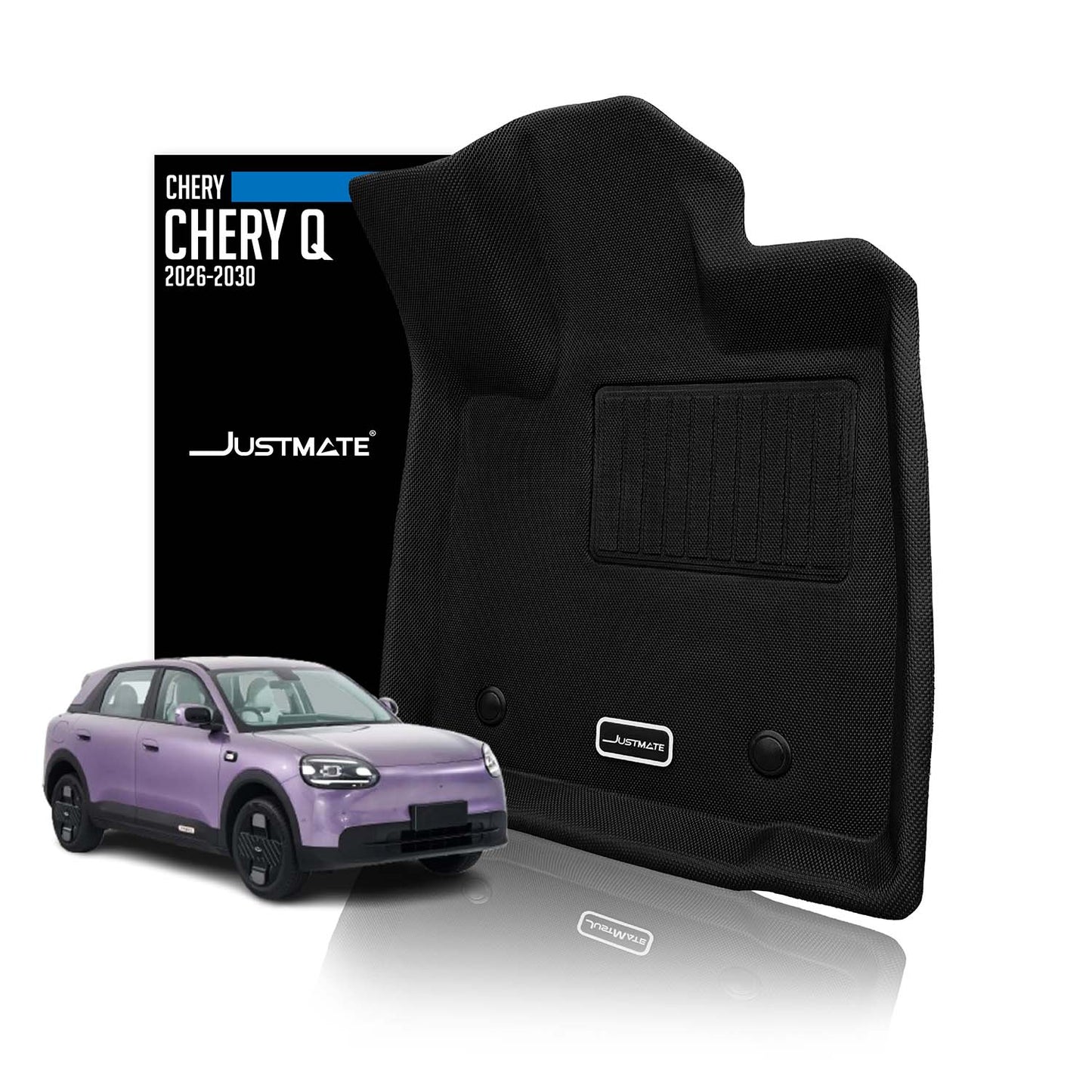 พรมปูพื้นรถยนต์ CHERY Q [ YEARS. 2026 - 2032 ] FULL SET