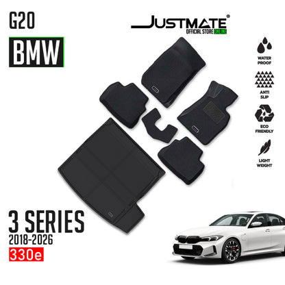 พรมปูพื้นรถยนต์ BMW 3 SERIES G20 [ YEARS. 2018 - 2026 ] FULLSET 330e
