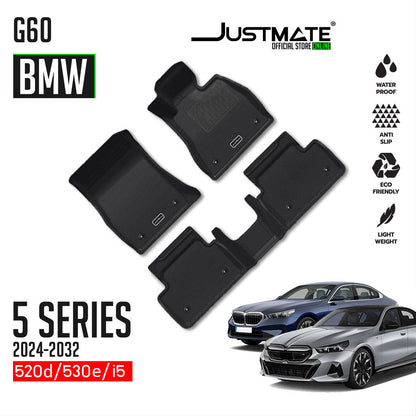 พรมปูพื้นรถยนต์ BMW 5 SERIES G60 [ YEARS.  2024 - 2032 ] 520d/530e/i5