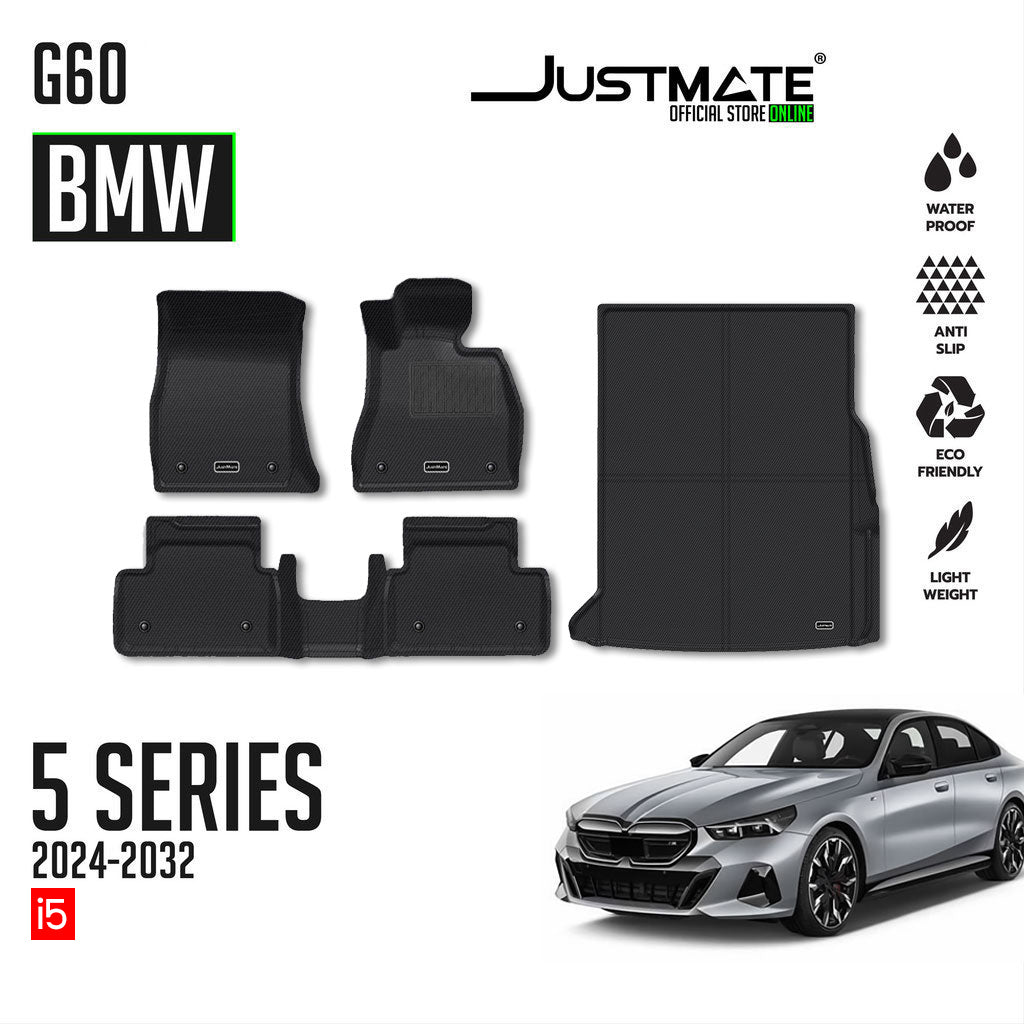 พรมปูพื้นรถยนต์ BMW 5 SERIES G60 [ YEARS.  2024 - 2032 ] i5 FULLSET