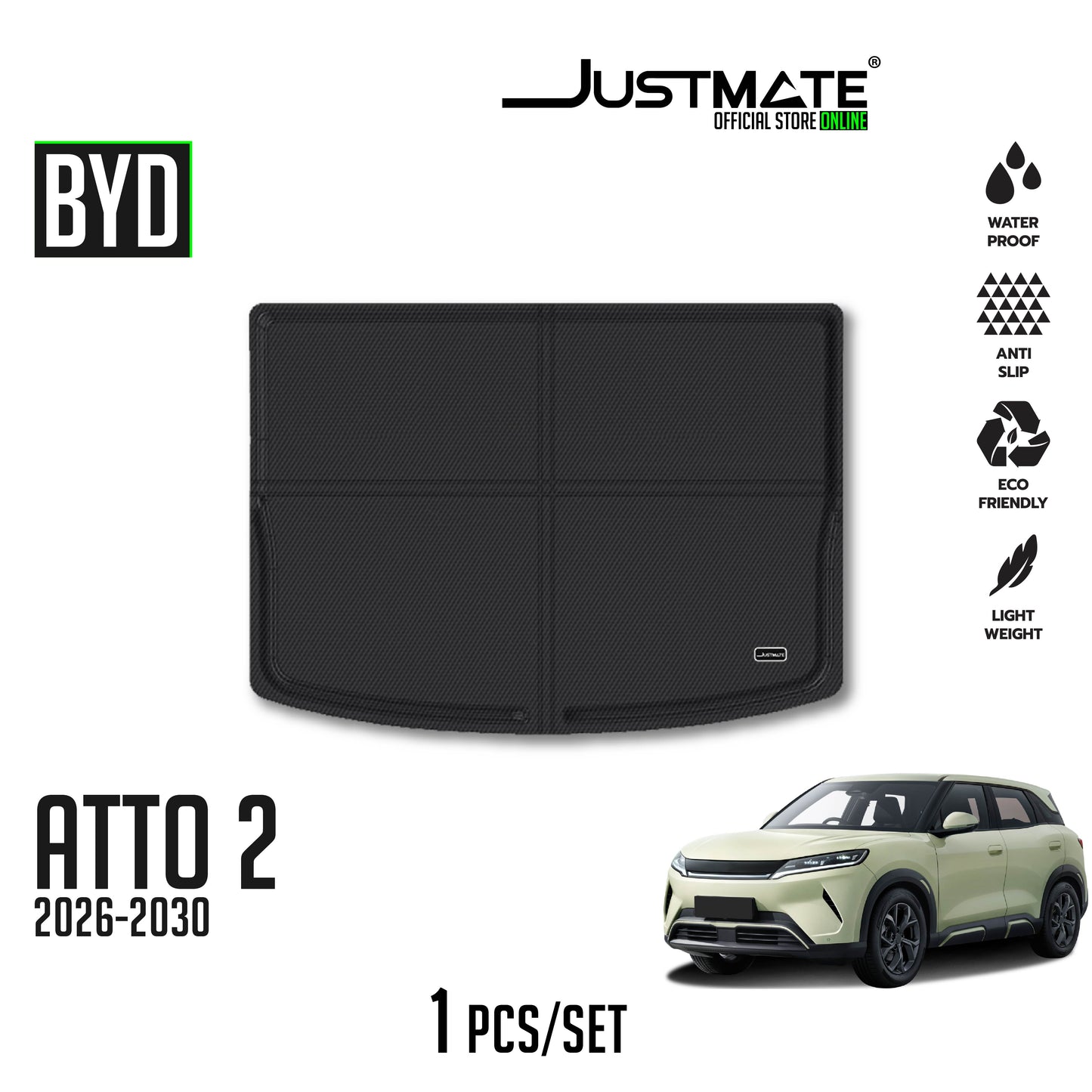 ถาดท้ายรถยนต์ BYD  ATTO 2 [ YEARS. 2026 - 2030 ] CARGO