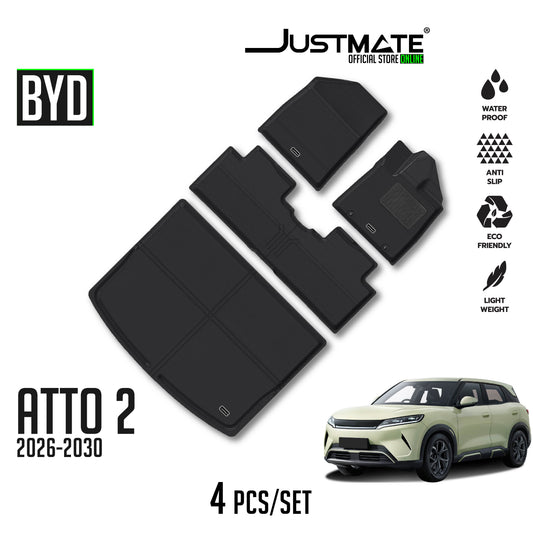 พรมปูพื้นรถยนต์ BYD  ATTO 2 [ YEARS. 2026 - 2030 ] FULLSET