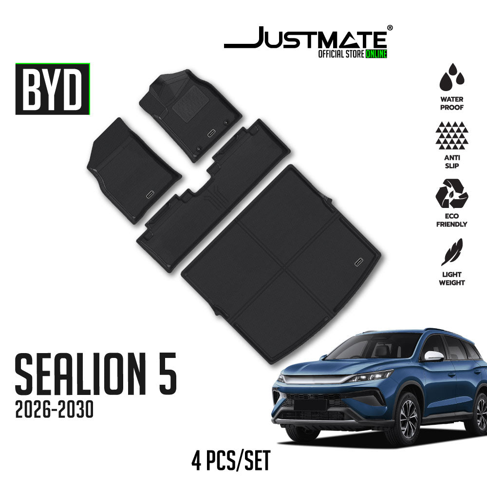 พรมปูพื้นรถยนต์ BYD SEALION 5 DMI [ YEARS. 2026 - 2030 ]FULLSET
