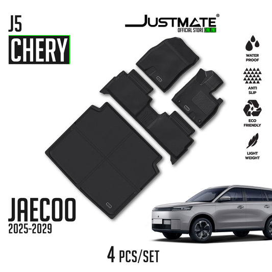 พรมปูพื้นรถยนต์ CHERY JAECOO 5 EV  [ YEARS. 2025 - 2029 ] FULLSET