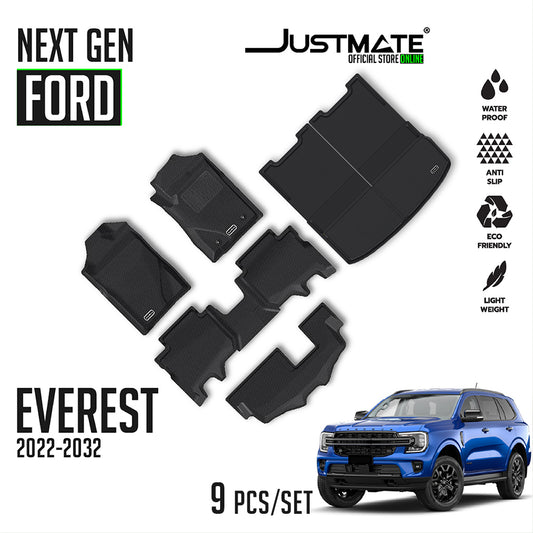 พรมปูพื้นรถยนต์ FORD NEXT-GEN EVEREST [ YEARS. 2022 - 2030 ] FULLSET
