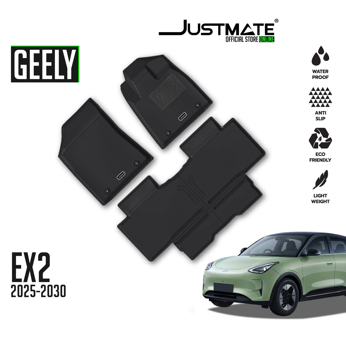 พรมปูพื้นรถยนต์ GEELY EX2 [YEARS.2025-2030]