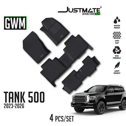 พรมปูพื้นรถยนต์ GWM - TANK 500 [ YEARS 2023 - 2026 ]