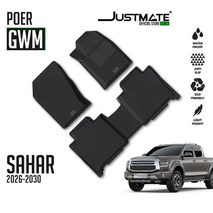 พรมปูพื้นรถยนต์ GWM - POER SAHAR [ YEARS. 2025-2030 ]