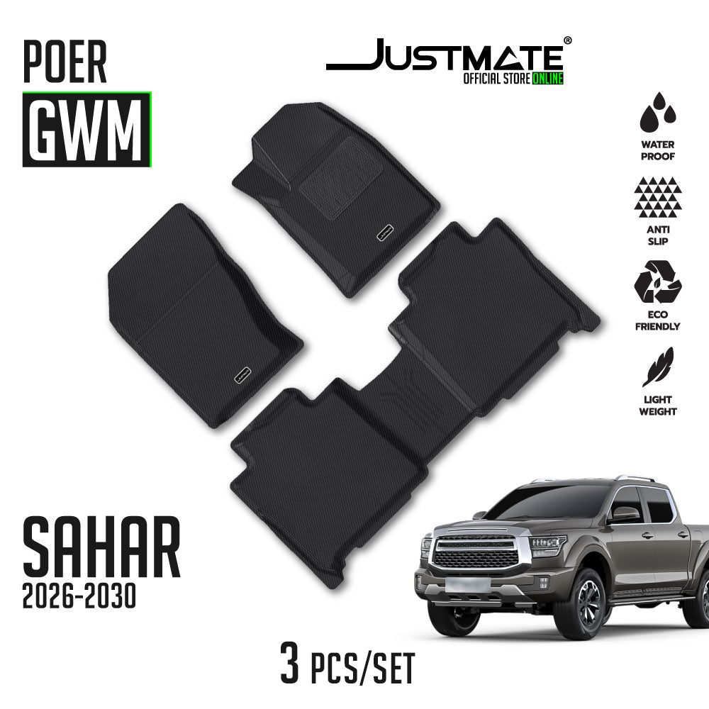 พรมปูพื้นรถยนต์ GWM - POER SAHAR [ YEARS. 2025-2030 ]