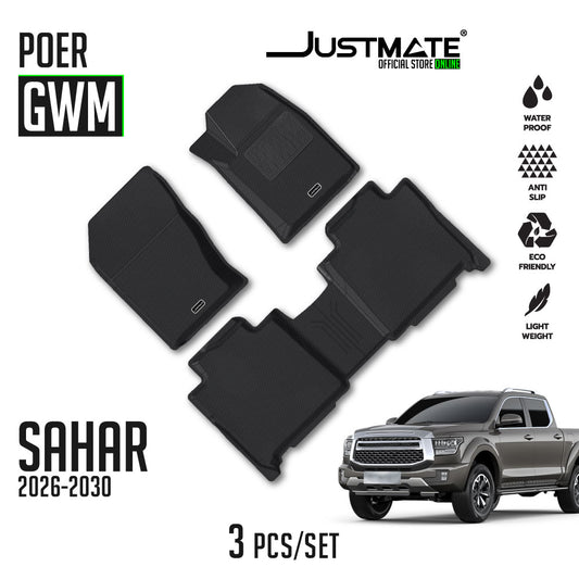 พรมปูพื้นรถยนต์ GWM - POER SAHAR [ YEARS. 2025-2030 ]