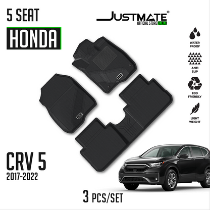 พรมปูพื้นรถยนต์ HONDA CR-V GEN 5 [ YEARS. 2017 - 2022 ] 5 SEAT