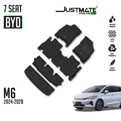 พรมปูพื้นรถยนต์ BYD M6 [ YEARS. 2024 - 2028 ] 7 SEAT