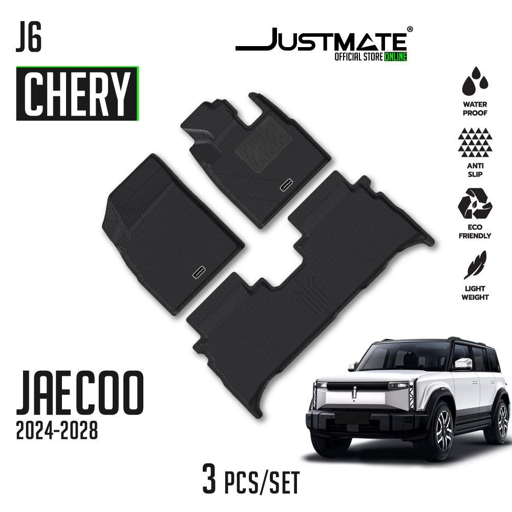 พรมปูพื้นรถยนต์ CHERY JAECOO 6, 6T EV 2WD Pro,4WD  Long Range [YEARS. 2024 - 2028]