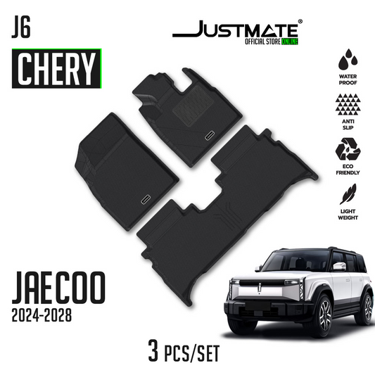 พรมปูพื้นรถยนต์ CHERY JAECOO 6, 6T EV 2WD Pro,4WD  Long Range [YEARS. 2024 - 2028]