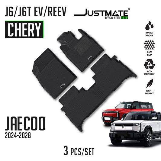 พรมปูพื้นรถยนต์ CHERY JAECOO 6, 6T EV/REEV 2WD Pro,4WD  Long Range [YEARS. 2024 - 2028]