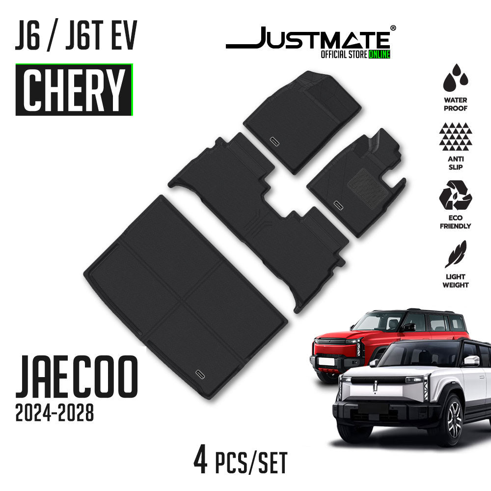 พรมปูพื้นรถยนต์ CHERY JAECOO 6 / 6T EV [YEARS. 2024 - 2028] FULL SET