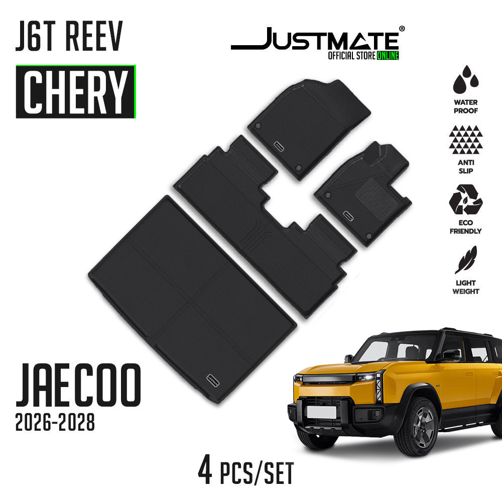 พรมปูพื้นรถยนต์ CHERY JAECOO 6T REEV [YEARS. 2026 - 2028] FULL SET