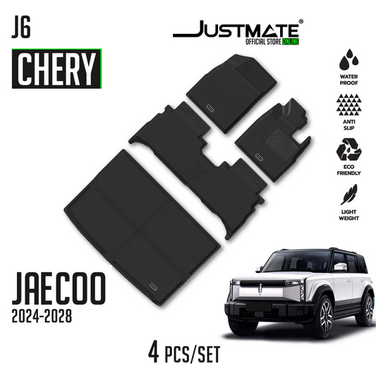 พรมปูพื้นรถยนต์ CHERY JAECOO 6, 6T EV 2WD Pro,4WD  Long Range [YEARS. 2024 - 2028] FULLSET