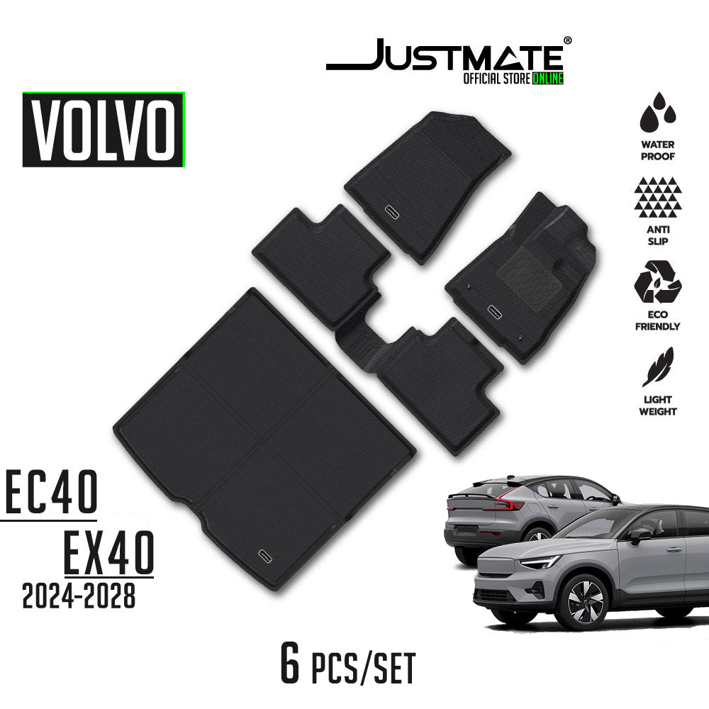 พรมปูพื้นรถยนต์ VOLVO EC40 / EX40  [ YEARS. 2024 - 2028] FULL SET