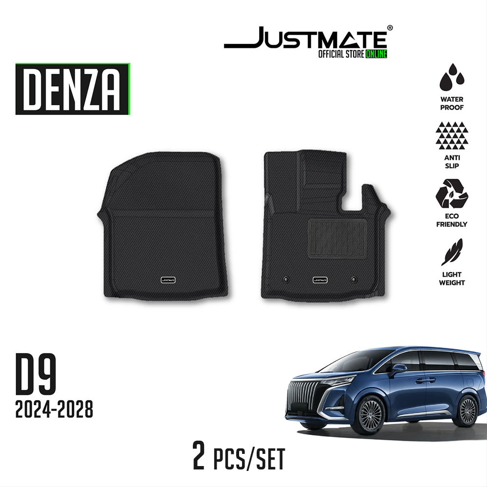 พรมปูพื้นรถยนต์ DENZA D9 [ YEARS. 2024-2028 ] FULL SET คู่หน้า
