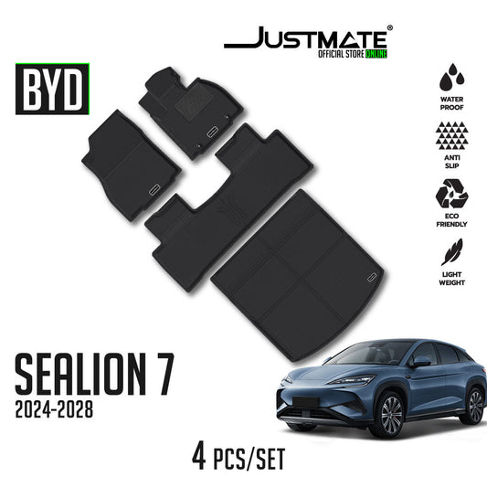 พรมปูพื้นรถยนต์ BYD SEALION 7 [ YEARS. 2024 - 2028 ]FULLSET