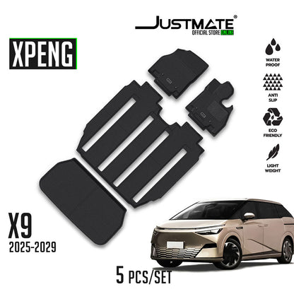 พรมปูพื้นรถยนต์ XPENG X9 [ YEARS. 2025 - 2029 ] FULLSET