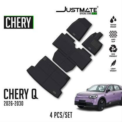 พรมปูพื้นรถยนต์ CHERY Q [ YEARS. 2026 - 2032 ] FULL SET