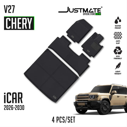 พรมปูพื้นรถยนต์ CHERY iCAR V27 [2026 - 2030] FULL SET