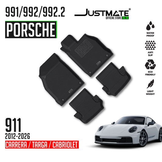 พรมปูพื้นรถยนต์  PORSCHE- 911 [ YEARS. 2012 - 2028 ] 991/992/992.2