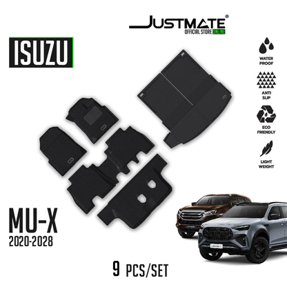 พรมปูพื้นรถยนต์ ISUZU MU-X [ YEARS. 2020 - 2025 ] FULL SET